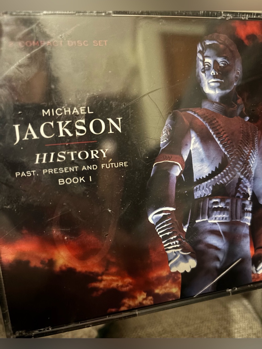 Michael Jackson History Book I CD - Black and Red Packaging
